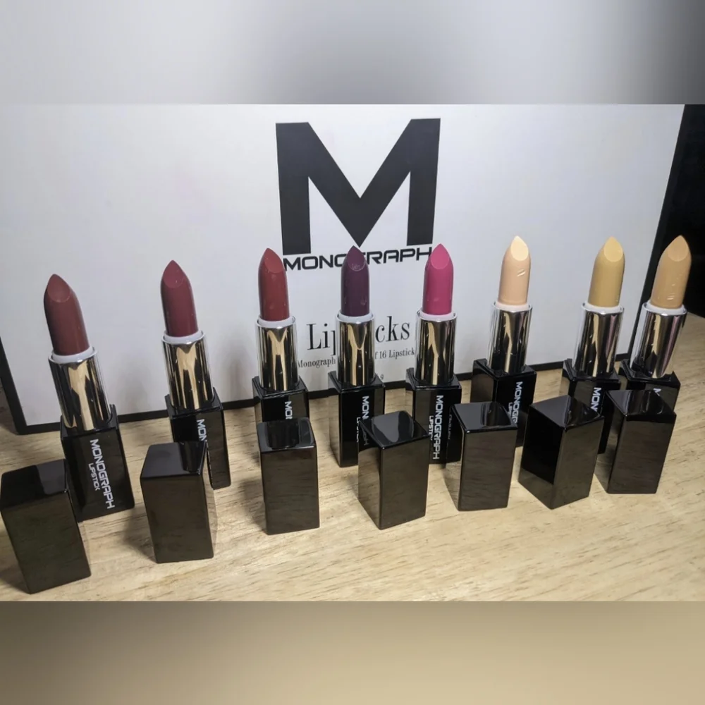 Lot of 16 Lipsticks by Artis Monograph portfolio Lipstick Full size &full set